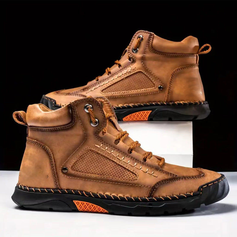 50% RABATT | StyleFlat™ | Handbestickte Herren-Stiefeletten