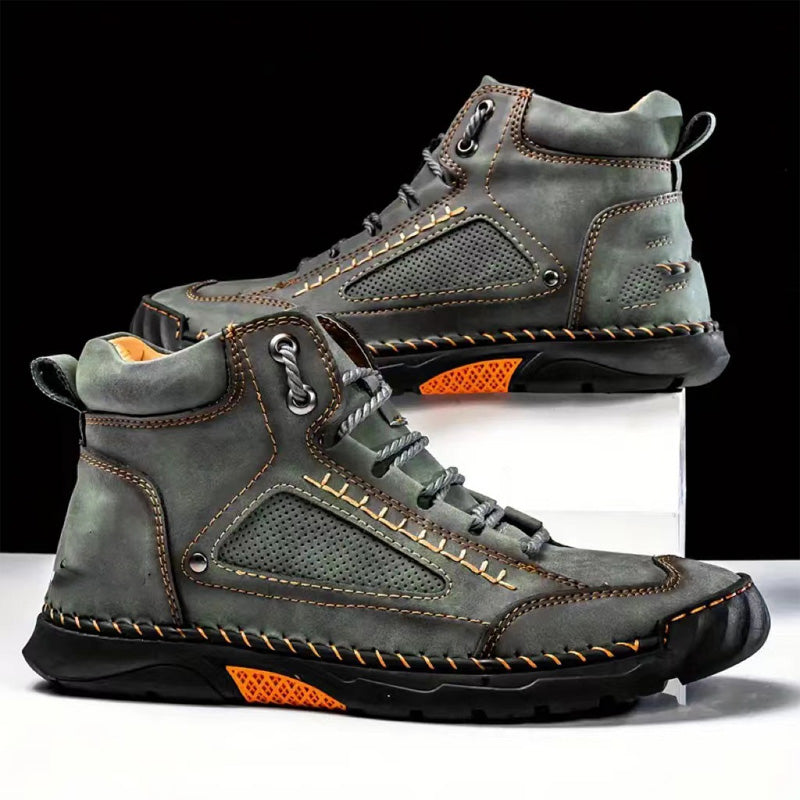 50% RABATT | StyleFlat™ | Handbestickte Herren-Stiefeletten