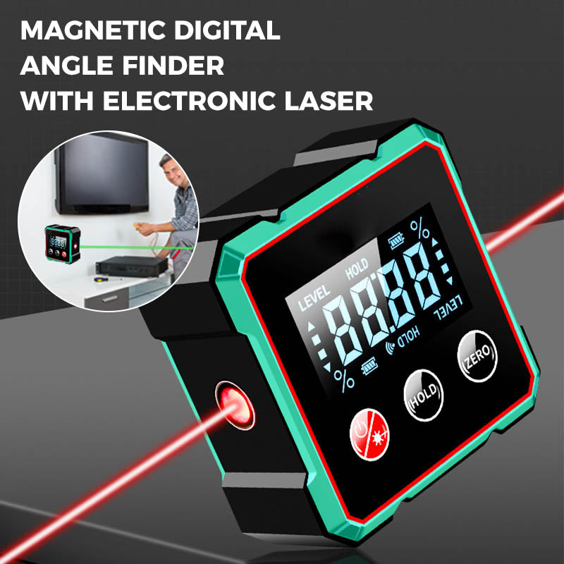 AnglePro™  | Digitaler Winkelmesser mit Magnet & Laser