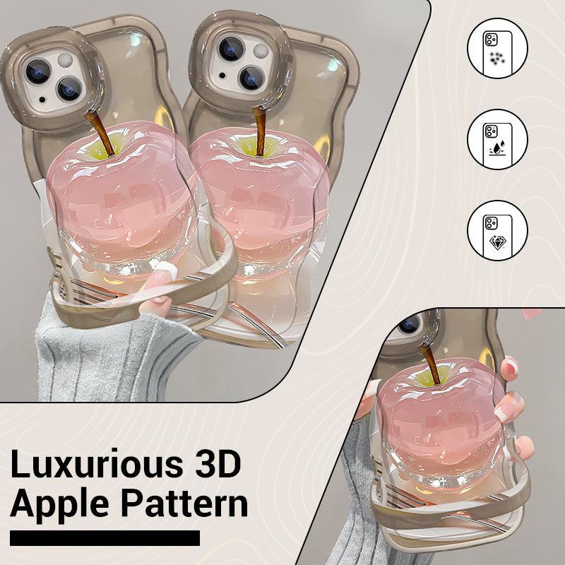 1+1 Gratis | FreshCover™ | Apple Muster Transparente Handyhülle für iPhone mit stylischem Schutz