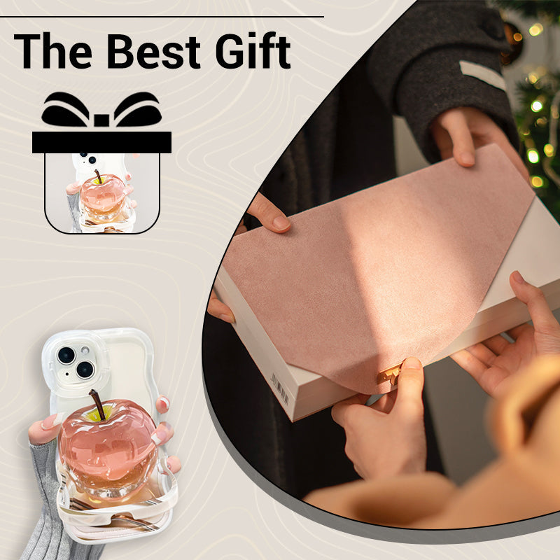 1+1 Gratis | FreshCover™ | Apple Muster Transparente Handyhülle für iPhone mit stylischem Schutz