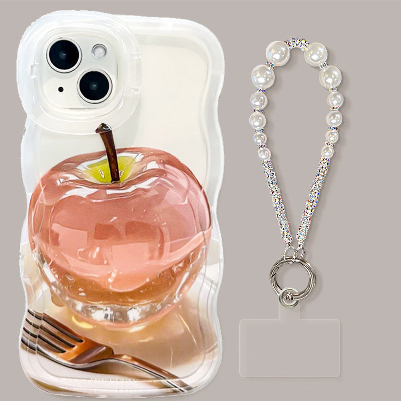 1+1 Gratis | FreshCover™ | Apple Muster Transparente Handyhülle für iPhone mit stylischem Schutz