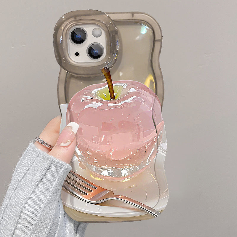 1+1 Gratis | FreshCover™ | Apple Muster Transparente Handyhülle für iPhone mit stylischem Schutz