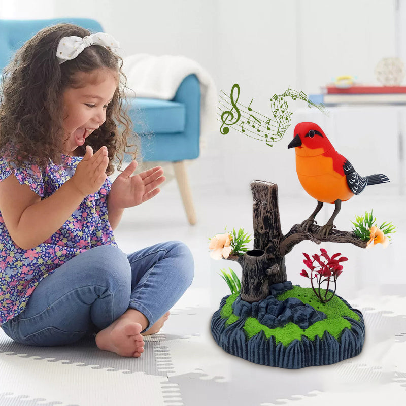 ChirpJoy™ | Interaktives Spielzeug mit sprachaktiviertem, zwitscherndem Vogel für stundenlangen Spaß