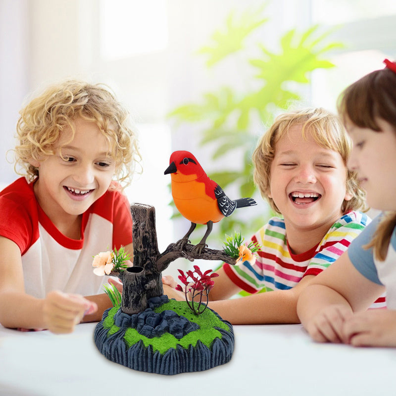 ChirpJoy™ | Interaktives Spielzeug mit sprachaktiviertem, zwitscherndem Vogel für stundenlangen Spaß