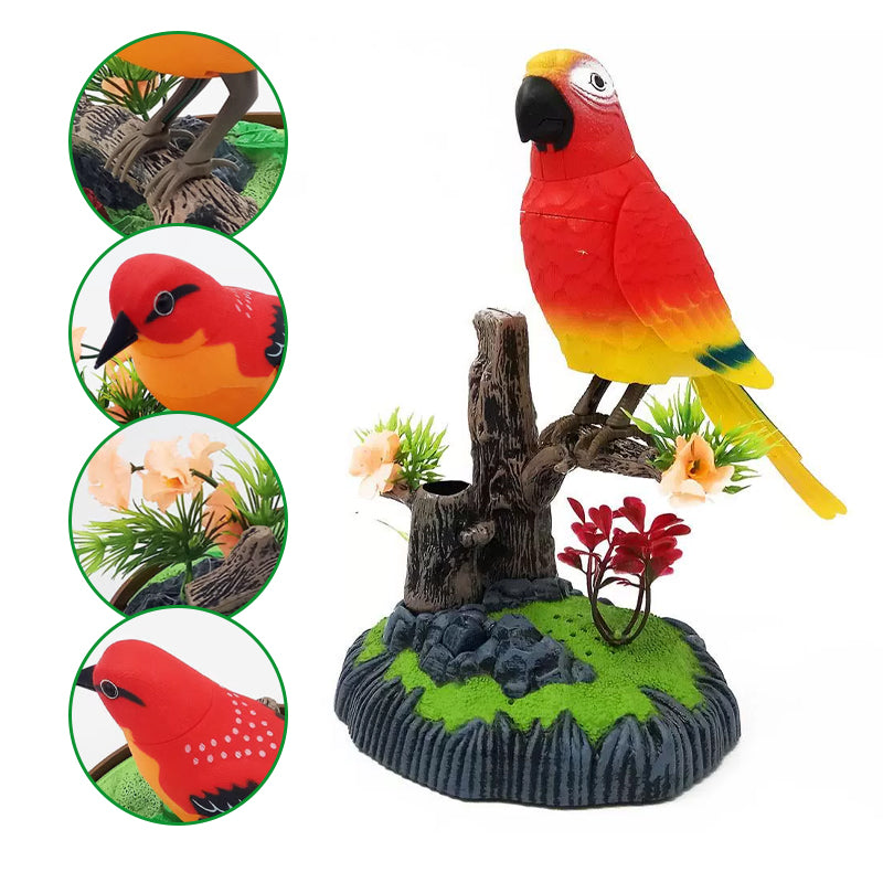 ChirpJoy™ | Interaktives Spielzeug mit sprachaktiviertem, zwitscherndem Vogel für stundenlangen Spaß