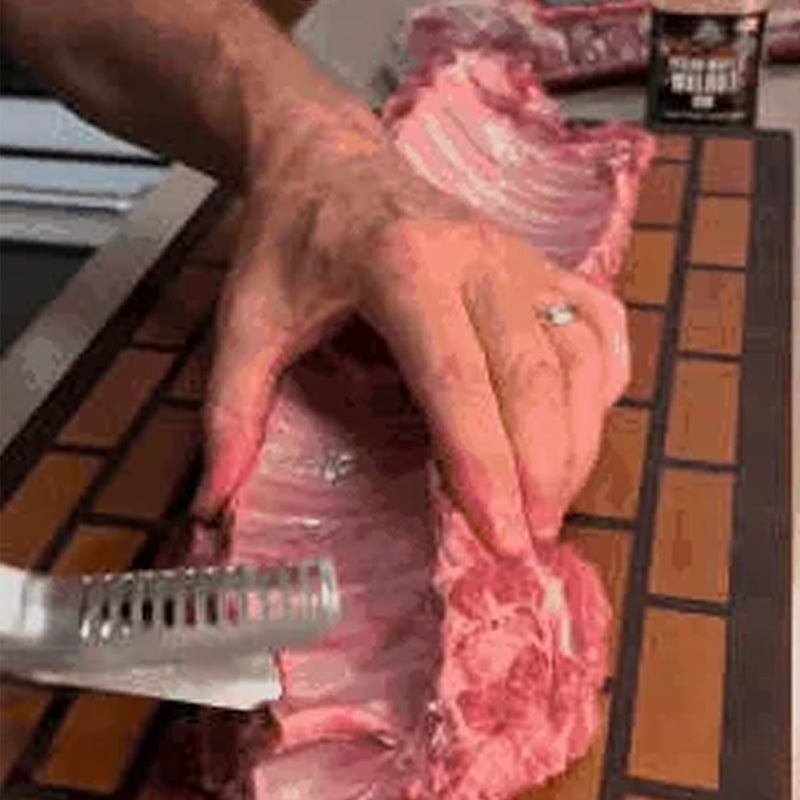 1+1 Gratis | GrillMasterZange™ | BBQ-Zange aus Edelstahl – Perfekter Griff für Rippchen & mehr