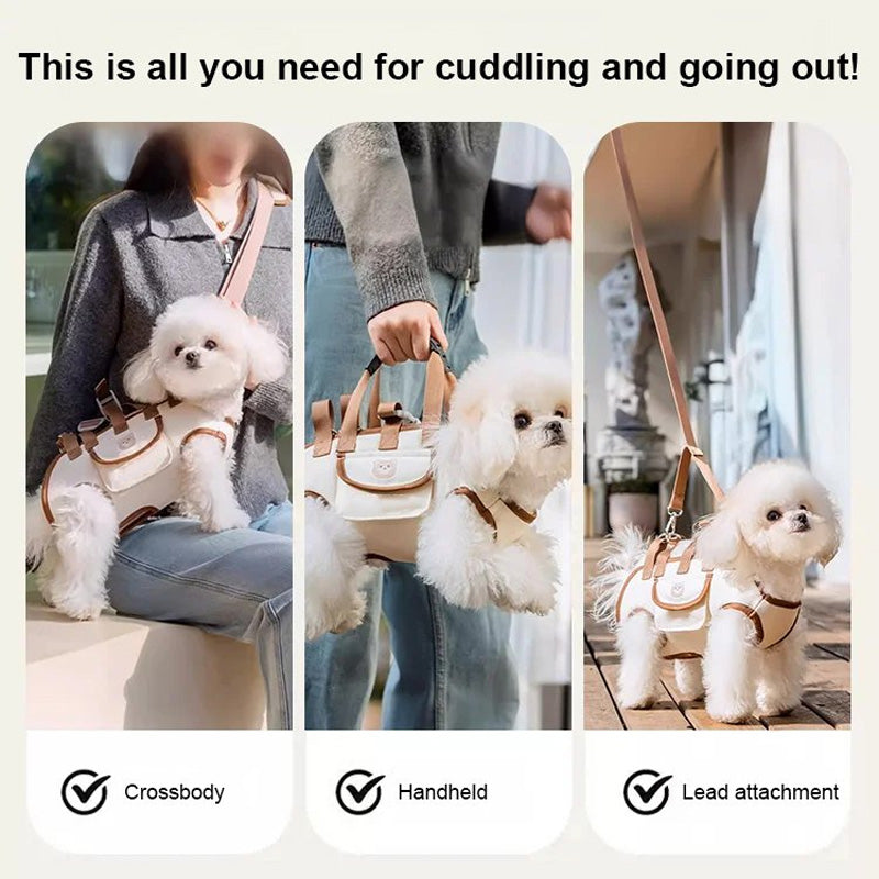 PawPal™ | Tragbarer & atmungsaktiver Haustier-Rucksack für stressfreies Reisen