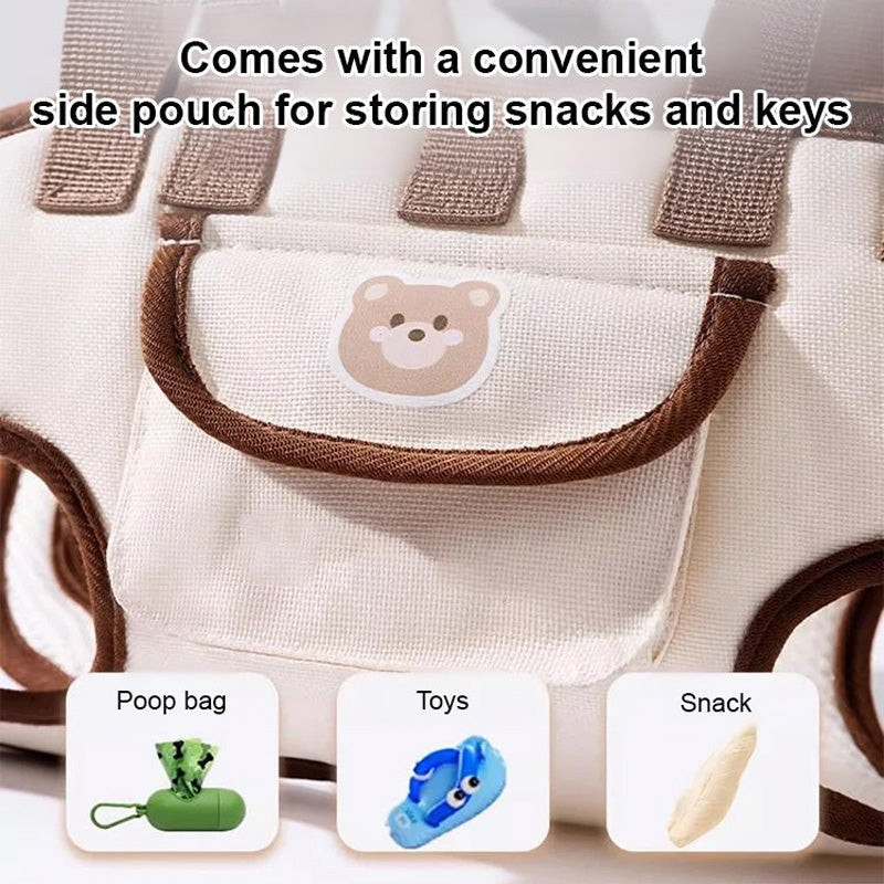 PawPal™ | Tragbarer & atmungsaktiver Haustier-Rucksack für stressfreies Reisen