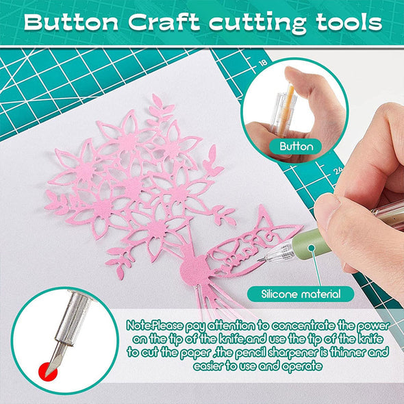 50% Rabatt | CutPro™ | Kreativer Push-Action Papierschneider