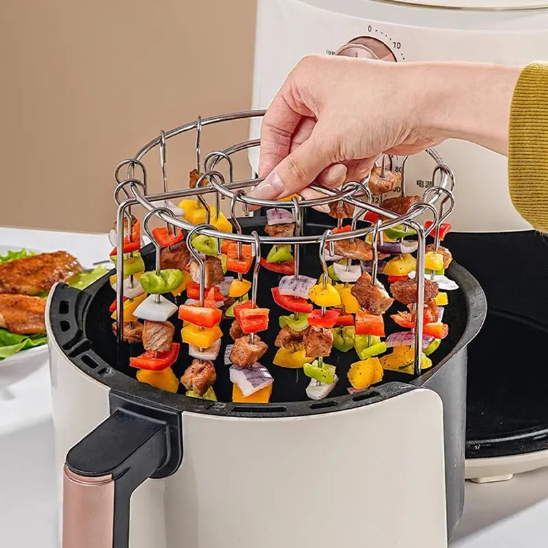 1+2 GRATIS | AirMaxRack™ | Edelstahl-Luftfritteusen-Rost 316L
