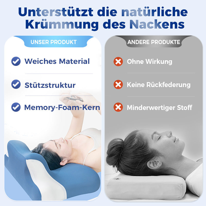 SleepEase™ | Ergonomisches Memory-Foam-Kissen