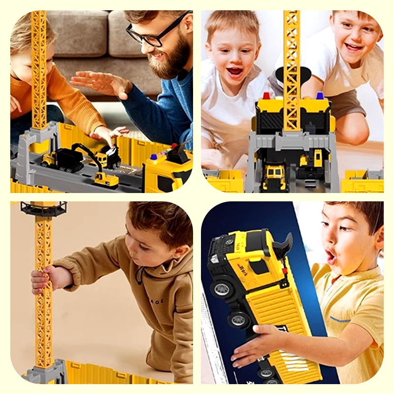BuildoMax™ | Mega Baustellen Spielset für Kinder