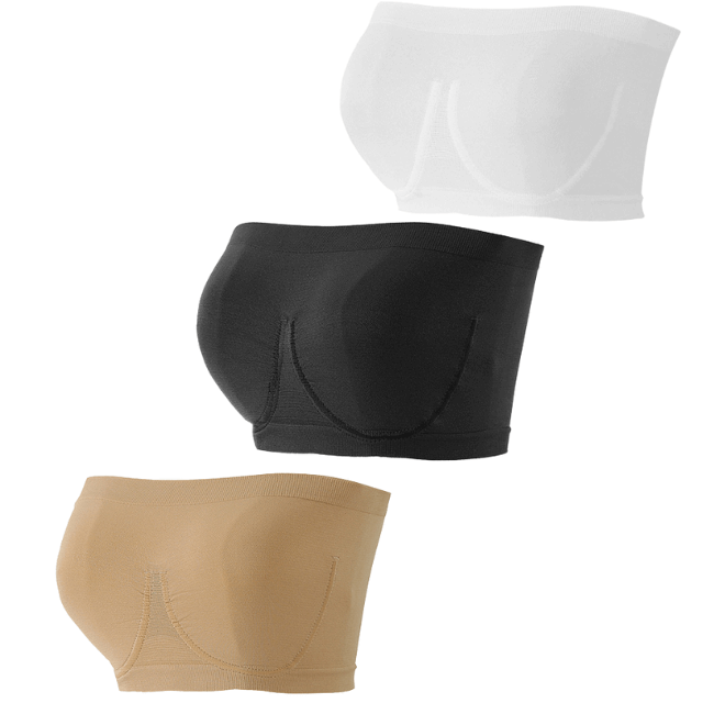 1+1 GRATIS | StraplessSecure™ | 3er-Set trägerlose BHs