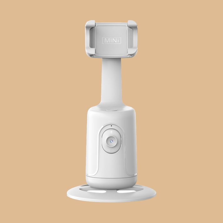 50% RABATT | GimBot™ | Auto-Tracking Handyhalter mit 360° Gesichtserkennung & Selfie-Licht