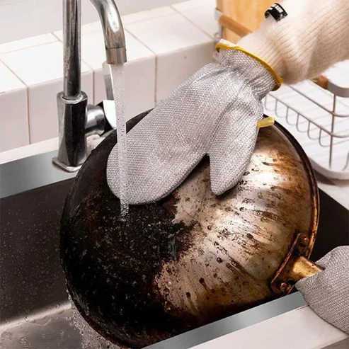 CleanWash™ | Praktische Geschirrspülhandschuhe für Müheloses Reinigen