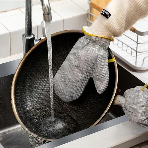 CleanWash™ | Praktische Geschirrspülhandschuhe für Müheloses Reinigen